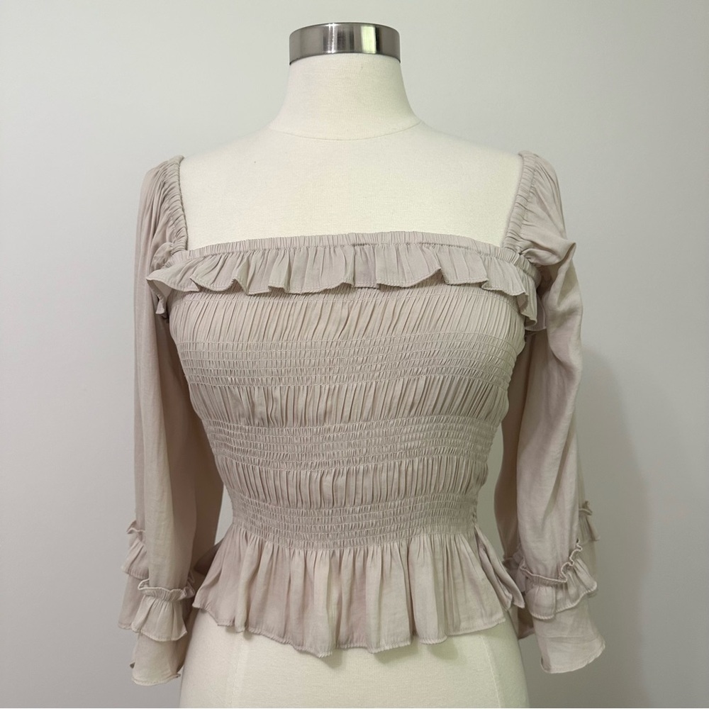 Mustard Seed Boutique Ruffle Off Shoulder Top